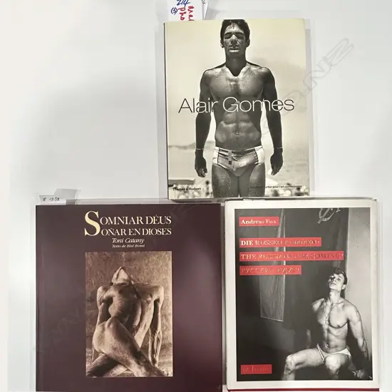 THREE MALE NUDE PHOTOGRAPHY BOOKS